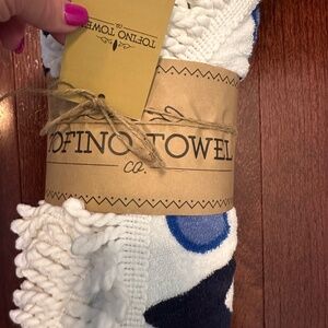 Tofino NWT round towel with fringe